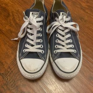Navy Blue Converse Shoes
